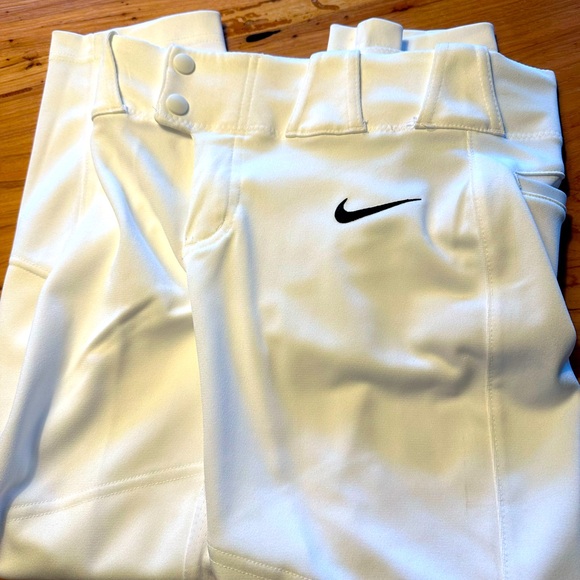 Nike YOUTH SMALL baseball pants - WHITE - Picture 1 of 4